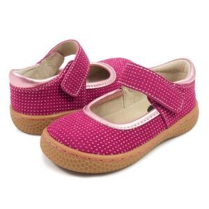 Livie & Luca Gemma Mary Jane Shoes in magenta sparkle size 8
